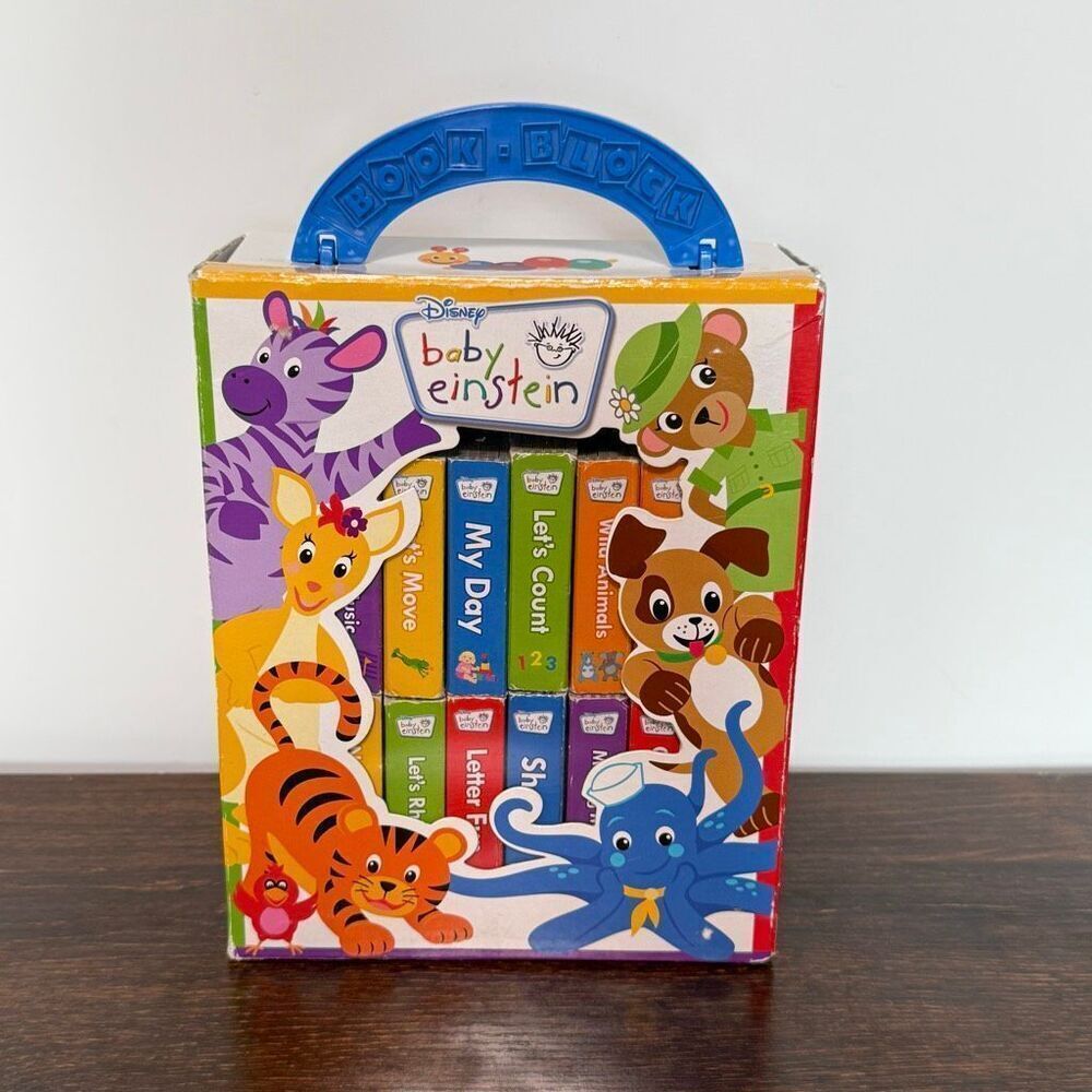 Baby Einstein 12 piece 3” board book set
